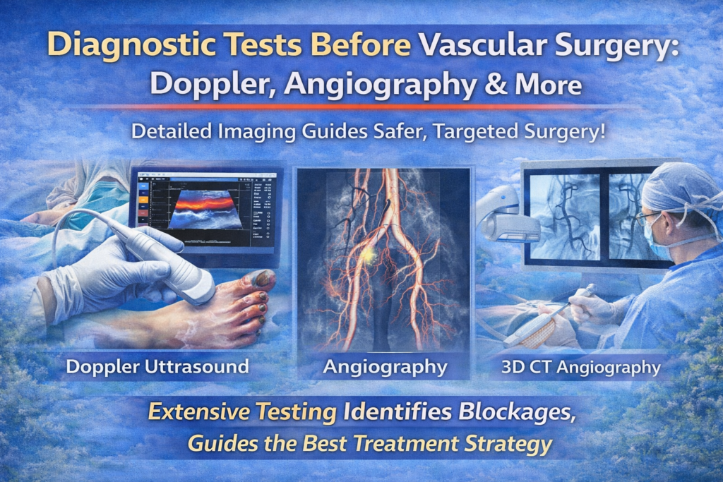 diagnostic tests before vascular surgery