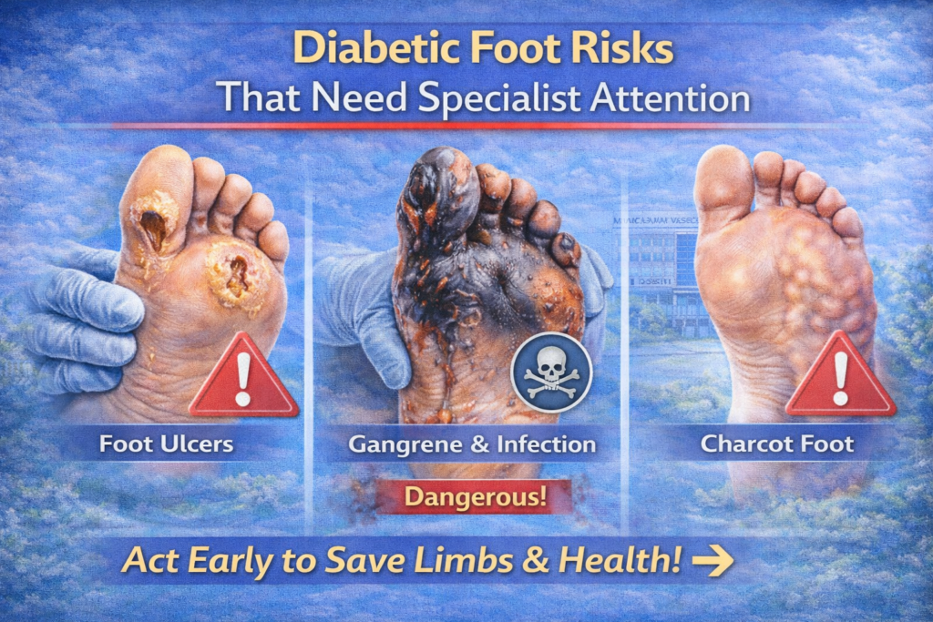 diabetic foot risk signs