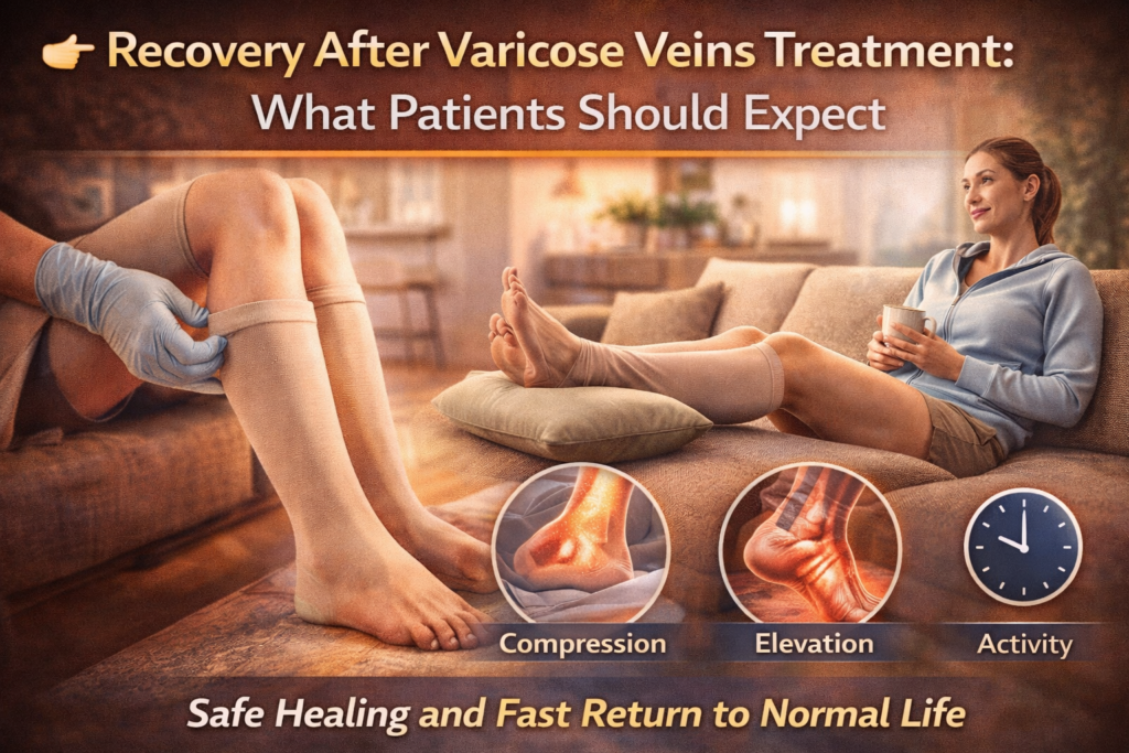 recovery after varicose veins treatment