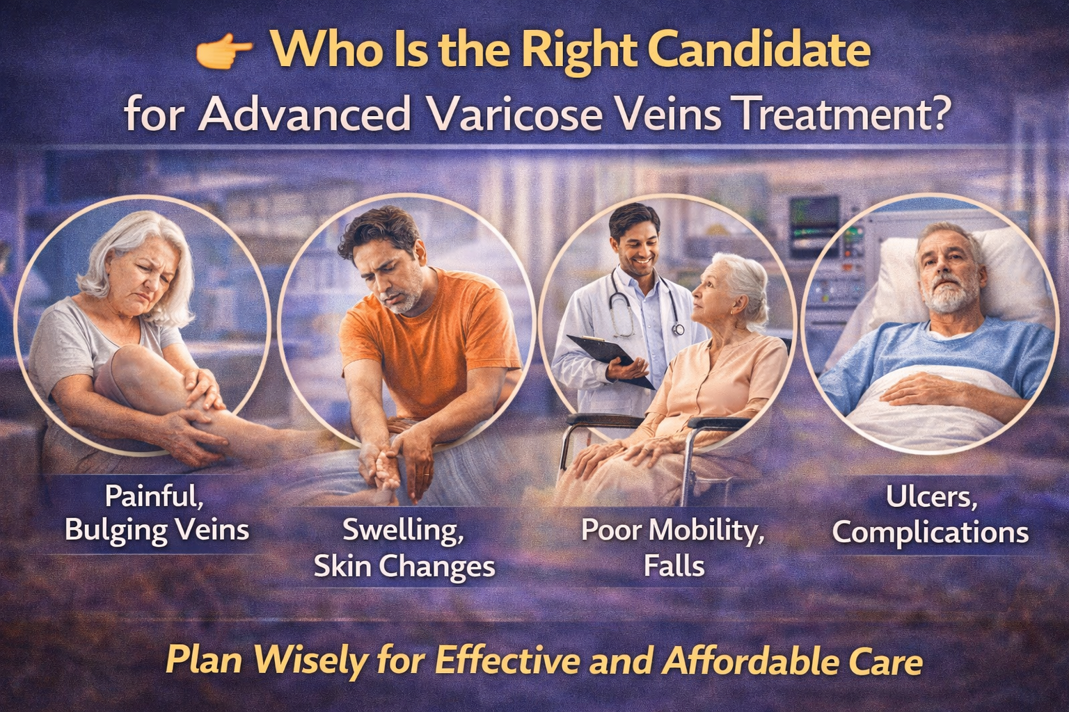 👉 Who Is the Right Candidate for Advanced Varicose Veins Treatment?