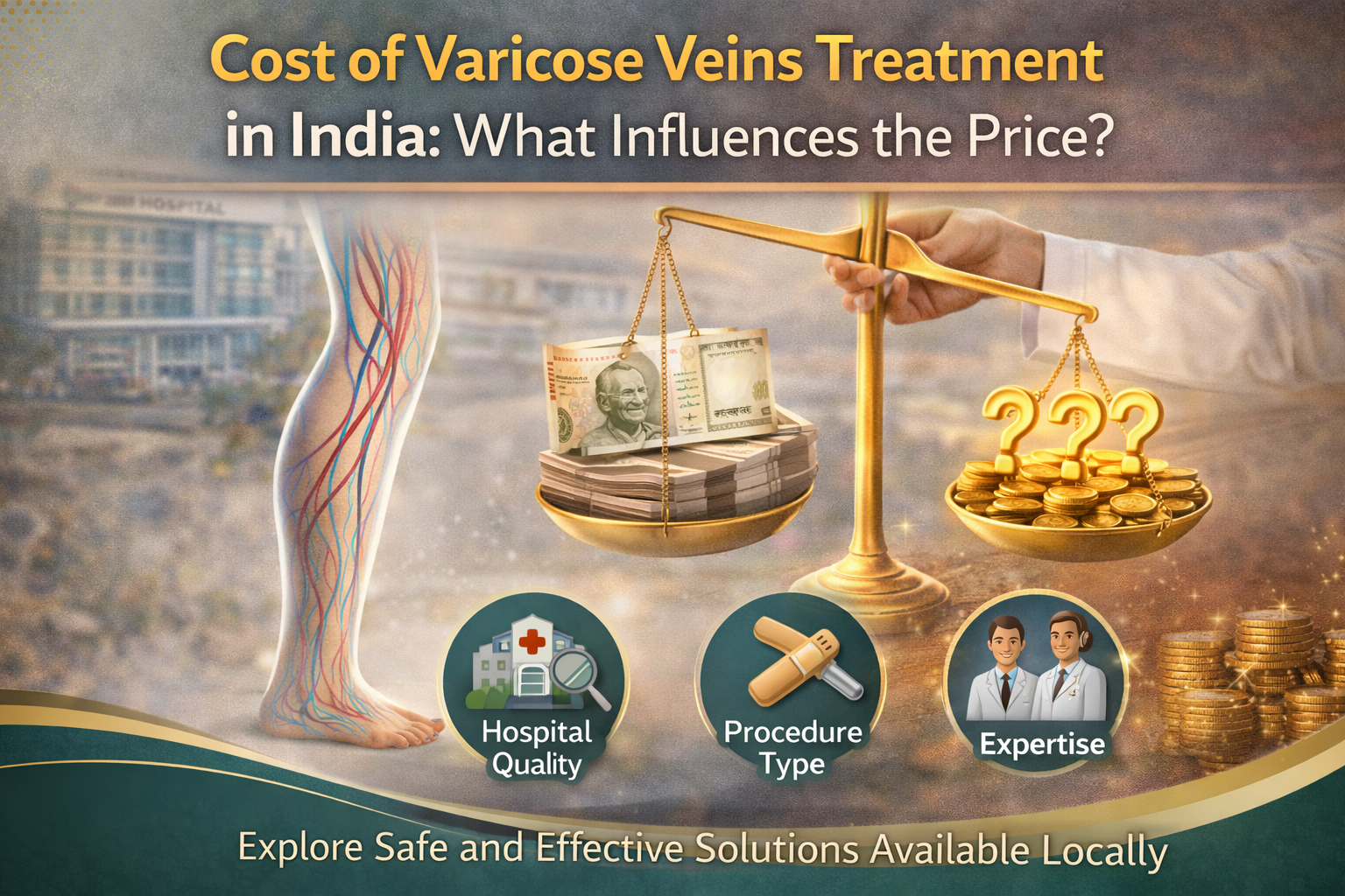 Cost of Varicose Veins Treatment in India: What Influences the Price?