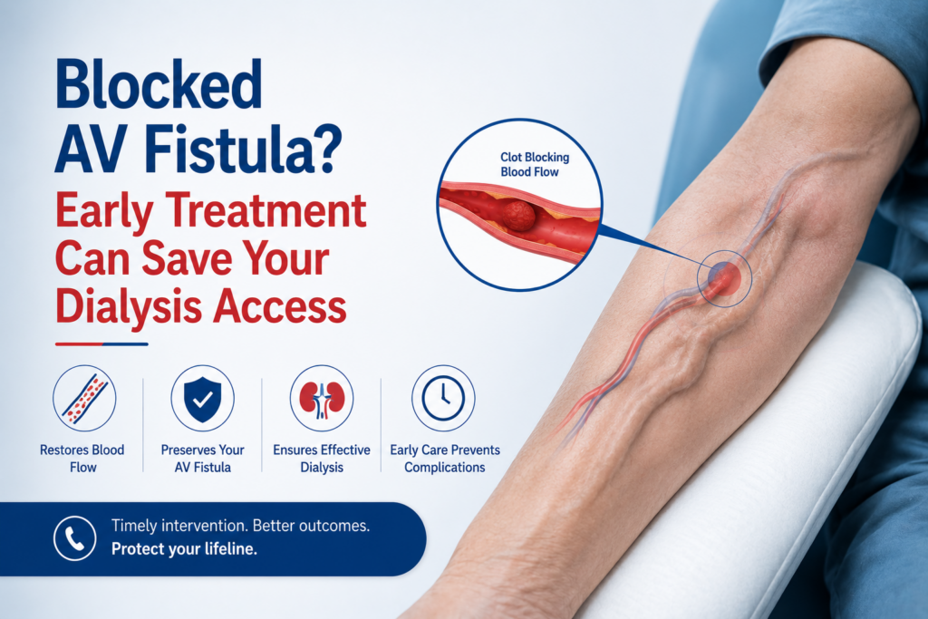 blocked av fistula