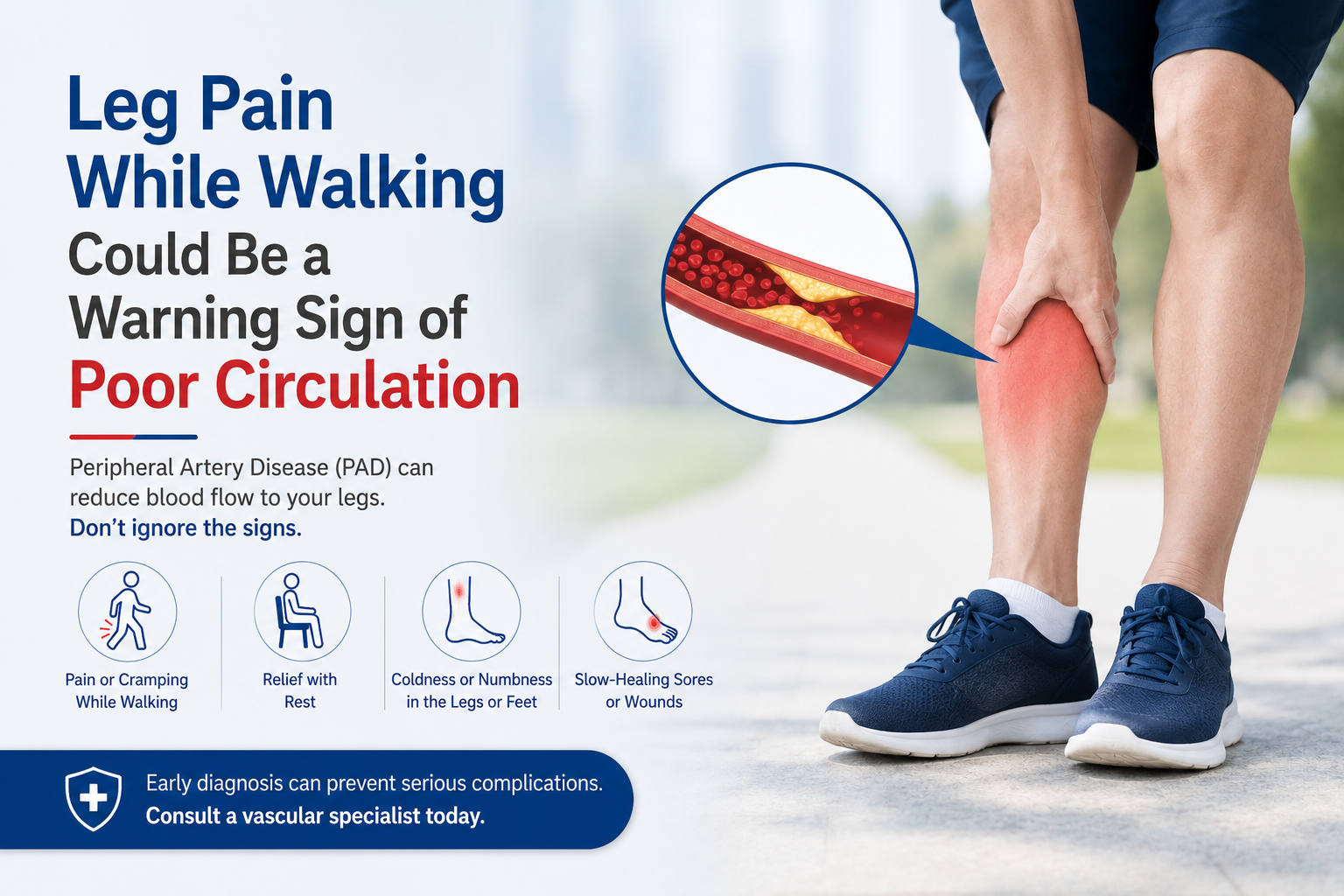 Leg Pain While Walking: Is It PAD?