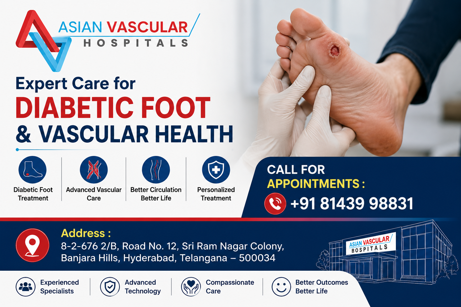 diabetic foot ulcer in Hyderabad